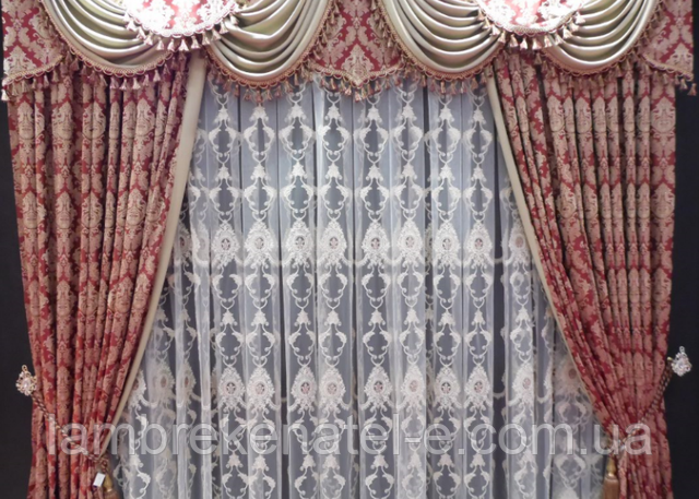 ламбрекен пошиття зі шторами в інтернеті недорого
