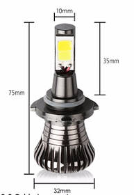 LED-лампи Idial HB3 Epistar COB DOUBLE COLOR