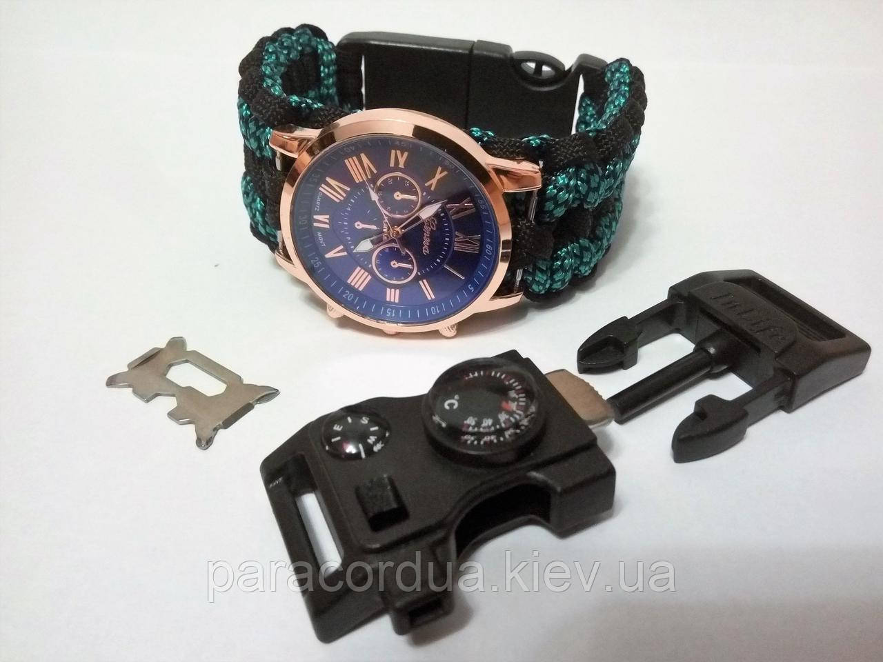 Кварцові Годинники Geneva і браслет виживання 15 1