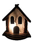 Соляна лампа «Будинок» 5-6 кг кольорова лампа, фото 4