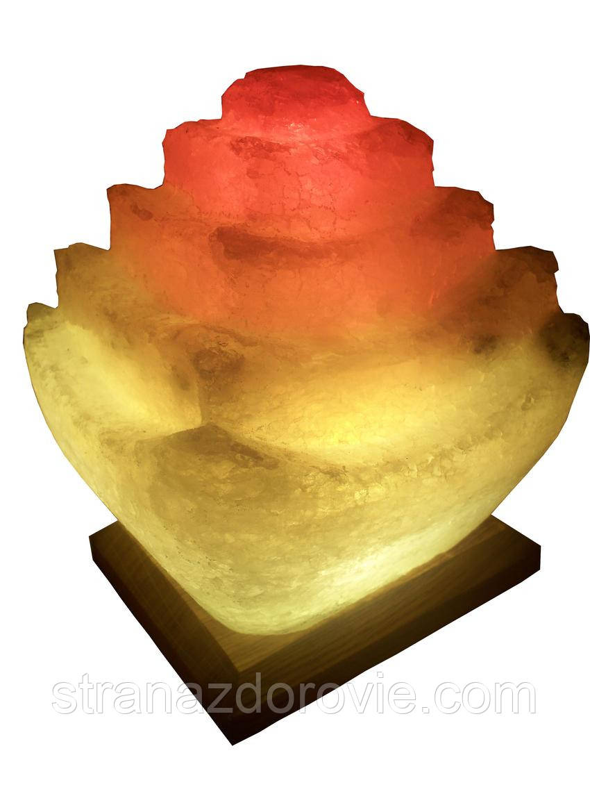 Соляная лампа «Пагода» 5 - 6 кг цветная лампа - фото 3 - id-p5830921