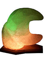 Соляна лампа «Месяць» 3-4 кг кольорова лампа