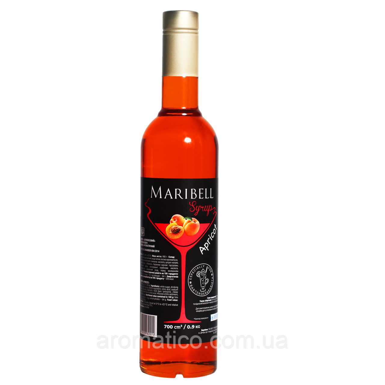 Сироп ТМ Maribell Абрикос 0,7л