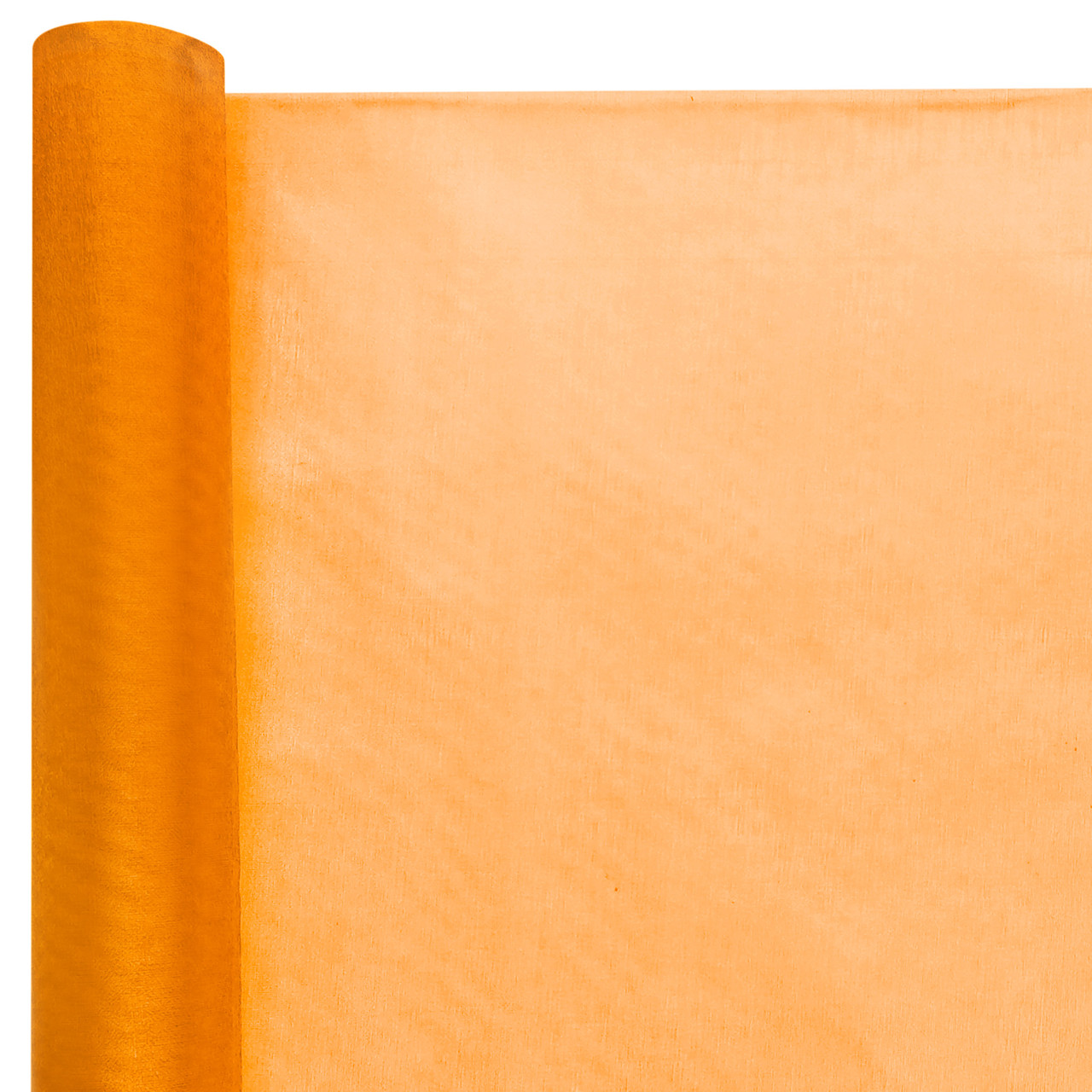 Органза snow, оранжево-золотиста (72 см х 9 ярдів), фото 1