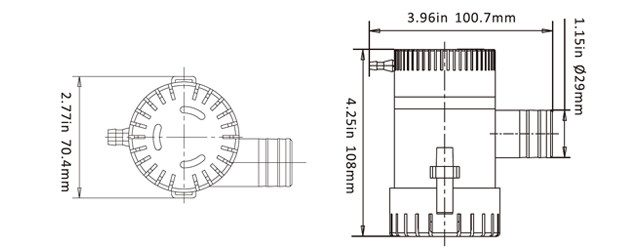 Помпа трюмная 1100GPH 12V Seaflo SFBP1-G1100-01 - фото 2 - id-p659650059