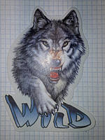 Наклейка Волк