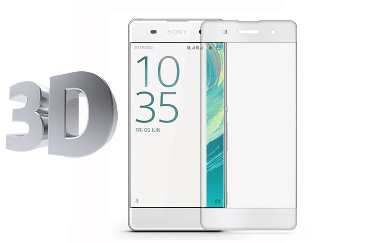 3D стекло для Sony Xperia XA F3112 White - фото 1 - id-p659738040