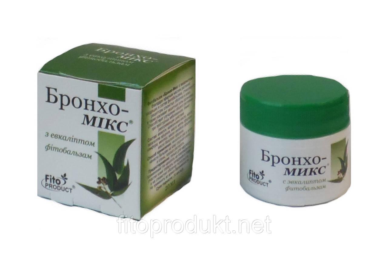Бронхо Мікс з евкаліптом фітобальзам 20 мл Фитопродукт