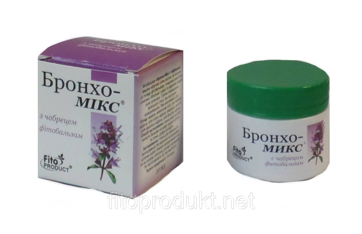 Бронхо Мікс з чебрецем фітобальзам 20 мл Фитопродукт