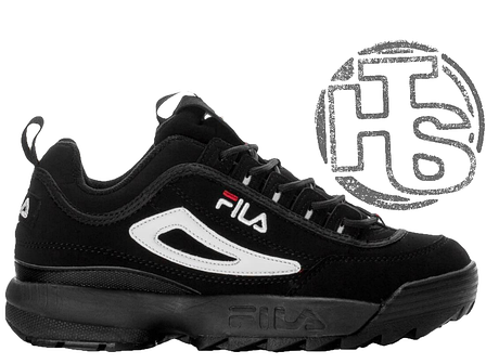 Жіночі кросівки Fila Disruptor II 2 Black/White FW01653-018, фото 2