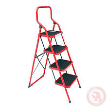 Драбина 4 щаблі 380x260 мм висота 1390 мм INTERTOOL