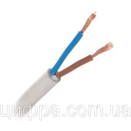 Кабель силовий ПВС 2х0,75 ЗЗЦМ