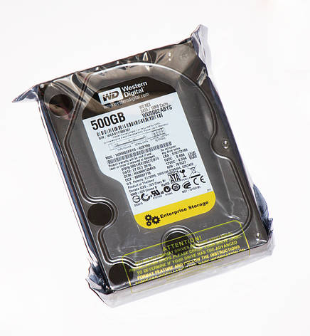 Жорсткий диск для ПК Western Digital RE3 500GB 7200rpm 16MB WD5002ABYS 3.5 SATA II, фото 1
