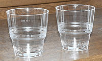Склянки склоподібні білі прозорі 240мл 6шт/уп