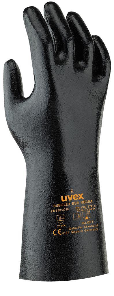 Рукавички робочі Uvex Німеччина RUVEX-RUBIFLEX B, фото 1
