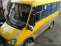 Изготовление и замена лобового стекла на БАЗ 2215 Дельфин в Никополе (Украина) 1
