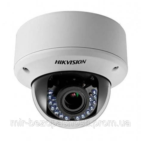 TURBO HD ВИДЕОКАМЕРА HIKVISION КУПОЛЬНАЯ DS-2CE56D1T-VPIR3 (2.8-12MM) НА 2 МП , фото 2
