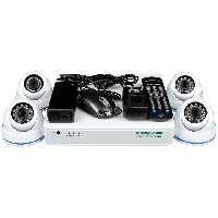 Комплект системи відеонагляду Green Vision GV-K-L06/04 720P