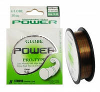 Леска Globe Power Pro-Type 100м - 0.40мм - 16.2кг