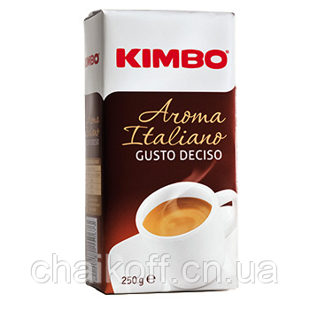 Кофе молотый Kimbo Aroma Italiano Gusto Deciso 250 г - фото 1 - id-p659999370