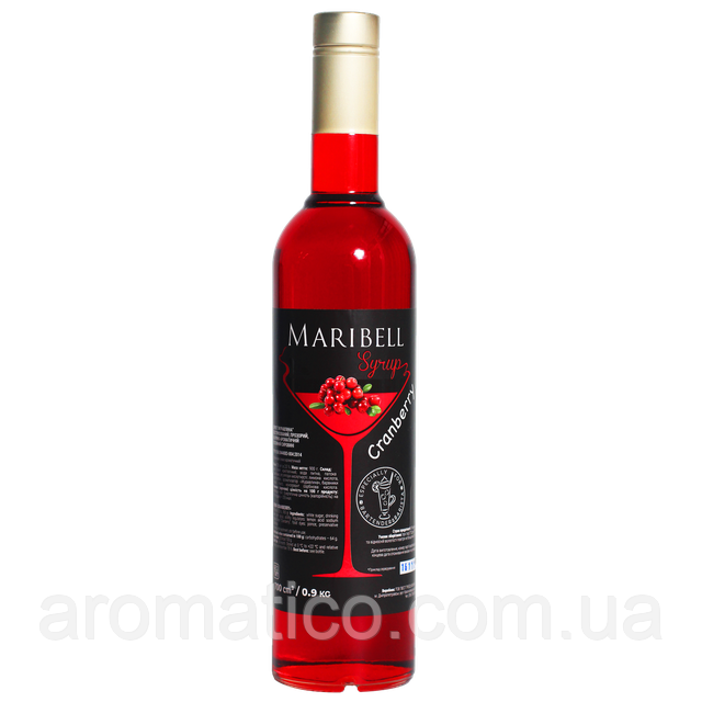 Сироп ТМ Maribell Журавлина 0,7л
