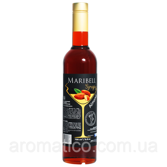 Сироп ТМ Maribell Мигдаль 0,7л