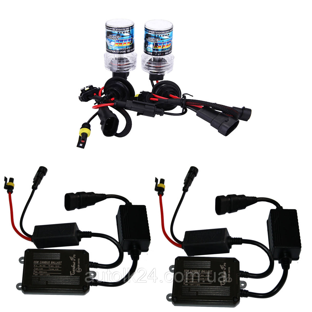 Комплект ксенону Canbus Pro 55 W OEM H1,H3 6000 K
