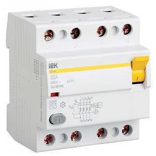 ПЗВ ВД1-63 4Р 25А 10 мА тип А IEK