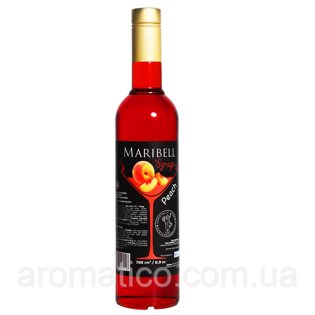 Сироп ТМ Maribell Персик 0,7л