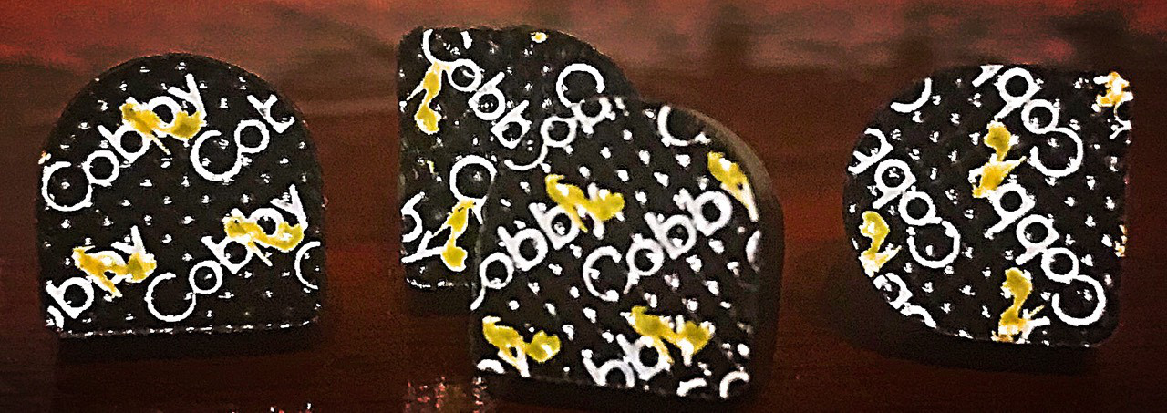 Набойки на штыре "cobby" черные, 9*9*3.04 мм премиум класс - фото 3 - id-p660195858