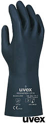 Рукавички з неопренового каучуку стійкі до хімікатів і розчинників робочі Uvex Німеччина RUVEX-FAPREN B