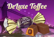 Цукерки Roshen DeLuxe тоффі з начинкою крем-какао (ТМ "Roshen"), фото 3