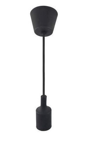 Підвіс для лампи Едісона на мережевому шнурі E27 (чорний, білий, сірий)