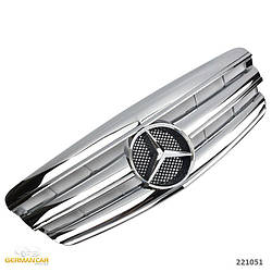 Решітка радіатора Mercedes W221 (05-09) стиль AMG (хром)