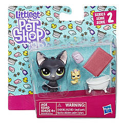Littlest pet shop lps ігровий набір Hasbro лпс Пет Шоп jade catkin & kittylina scrapper