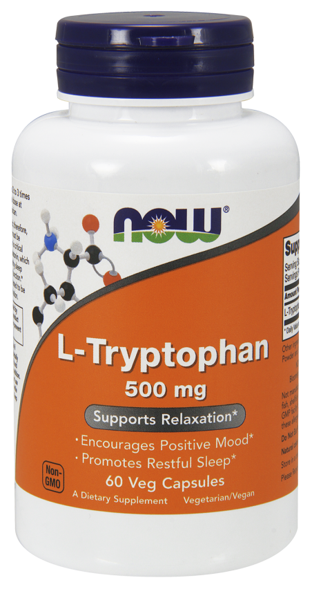 Now L-Tryptophan 500mg 60 veg сарѕ