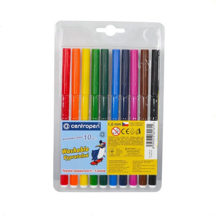 Фломастери 10 шт. Centropen