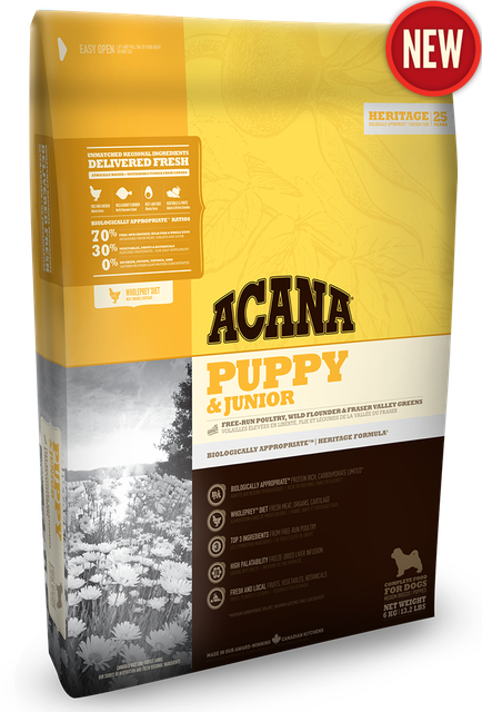 Сухий корм Acana Puppy and Junior (Акана) для цуценят і молодих собак середніх порід 11.4 кг