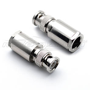 Роз'єм штекер BNC під кабель RG-213, Clamp/Solder (затискач/пайку), фото 1