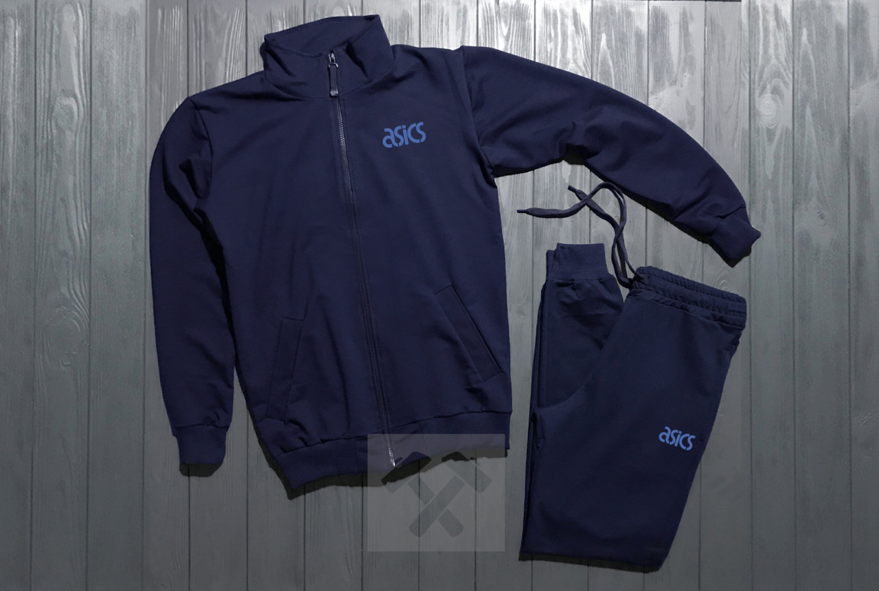 Спортивний костюм Asics синього кольору (люкс) XS