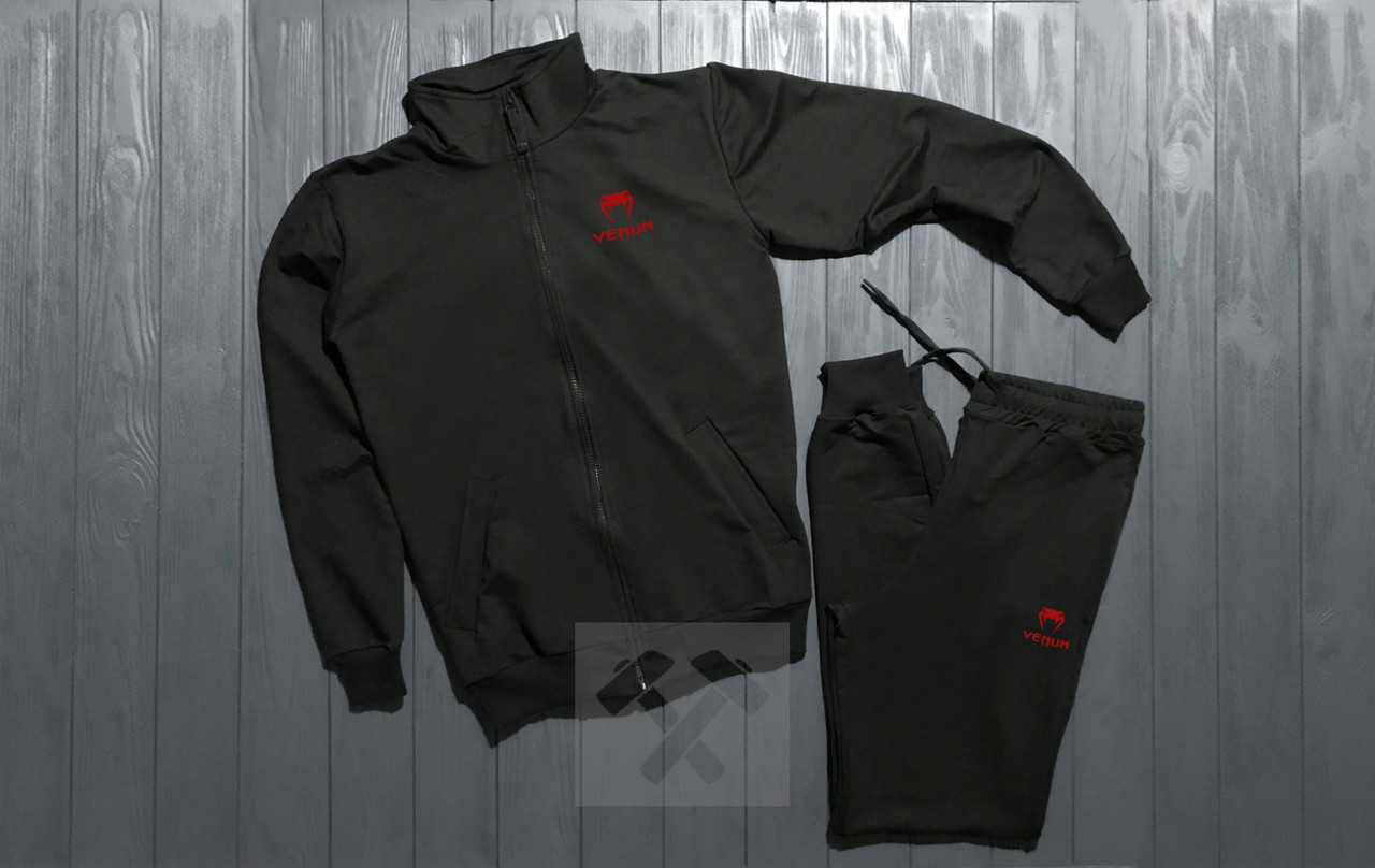 Спортивний костюм Venum чорного кольору (люкс) XS