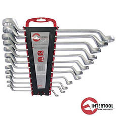 Набір ключів накидних Intertool HT-1103 12шт