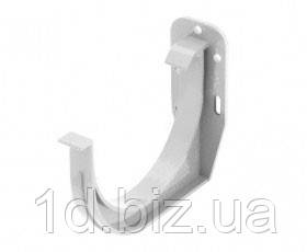 Тримач жолоба ПВХ водостічної системи Бриза (Bryza) 125 мм білий, фото 1