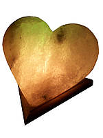 Соляная лампа «Сердце» 4-5 кг цветная лампа