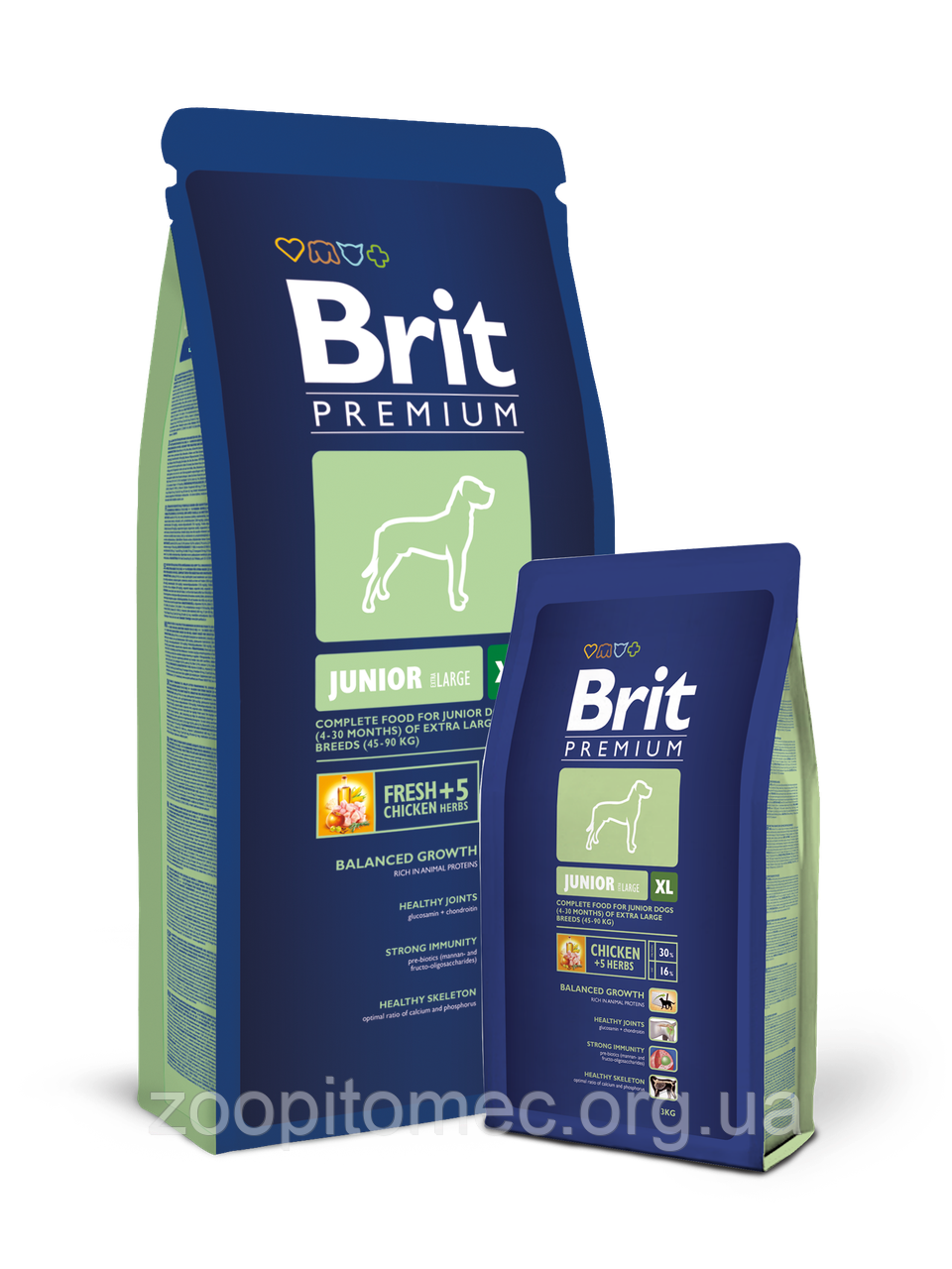 Корм Brit Premium (Брит Преміум) Dog Junior XL для цуценят і молодих собак гігантських порід, 3 кг