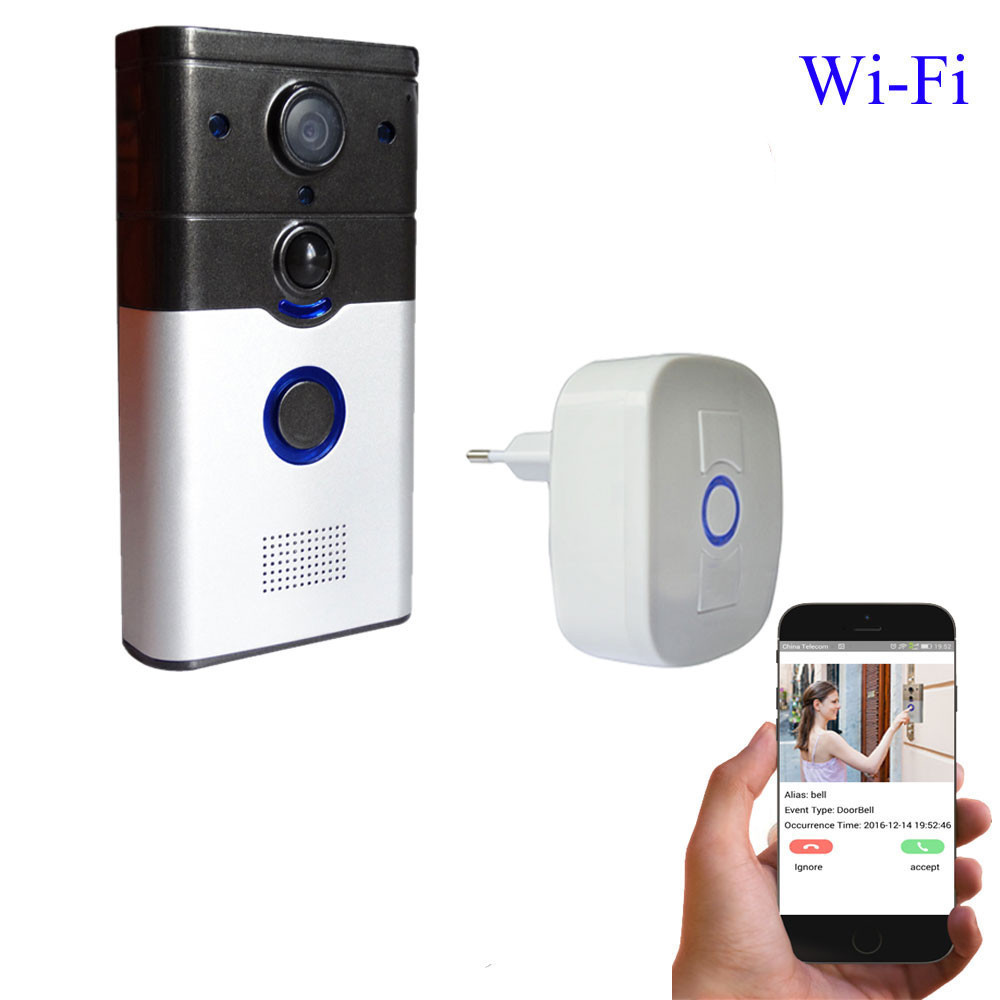 Домофон SMART DOORBELL wifi CAD M6 1080p (працює від 2 х 18650 до комплекту не входять)