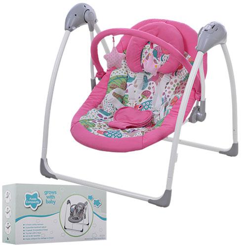Дитячі гойдалки Bambi (SG111-8) з таймером