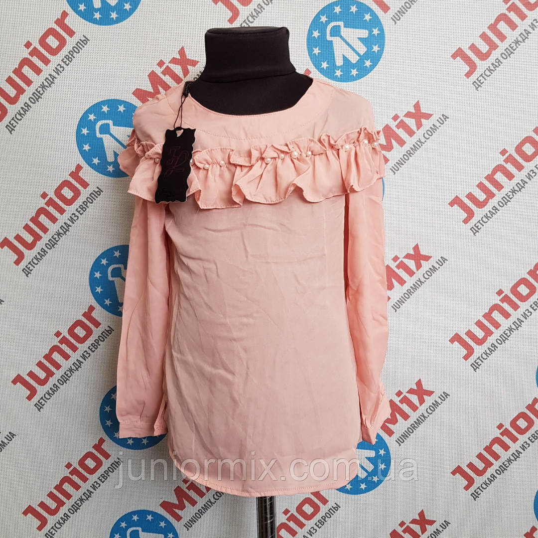 Дитячі ошатні блузки для дівчаток оптом F&L