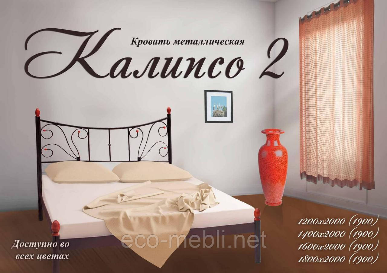 Двоспальне ліжко Каліпсо 2 Метал Дизайн