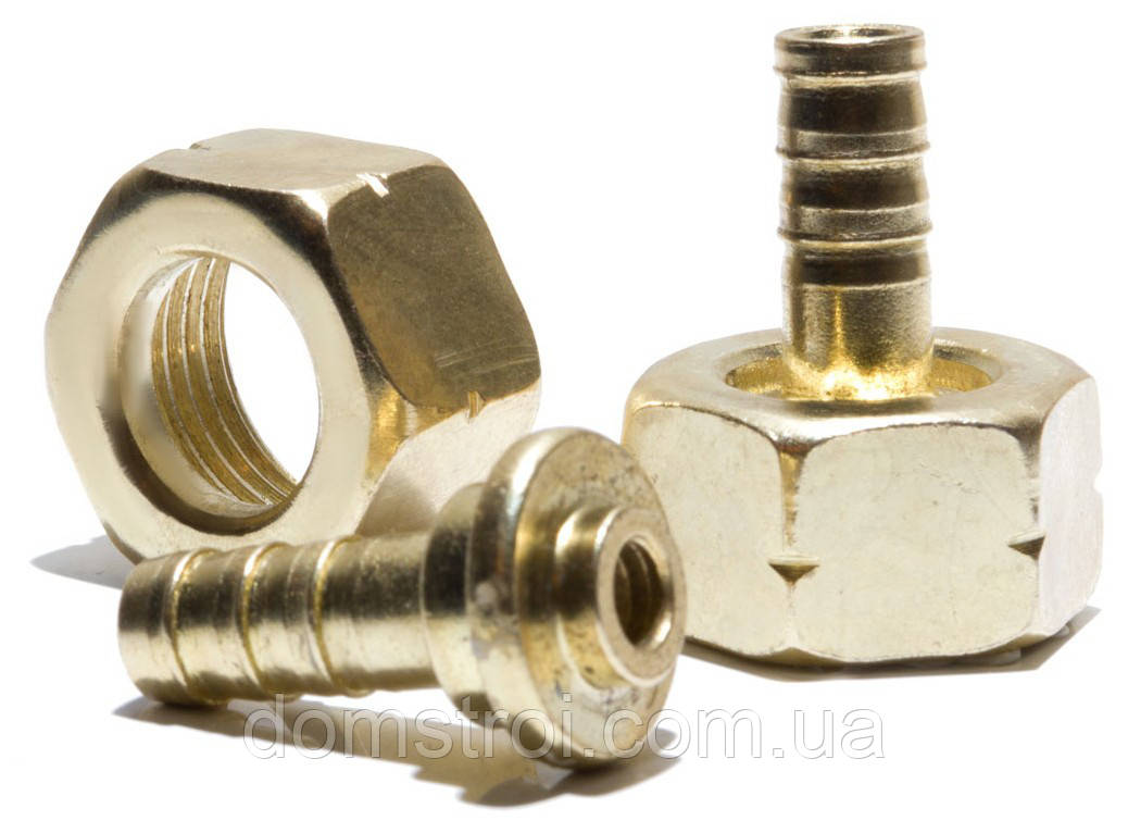 Гайка пропан ліва різь плюс штуцер